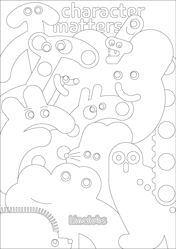 Character Matters coloring page